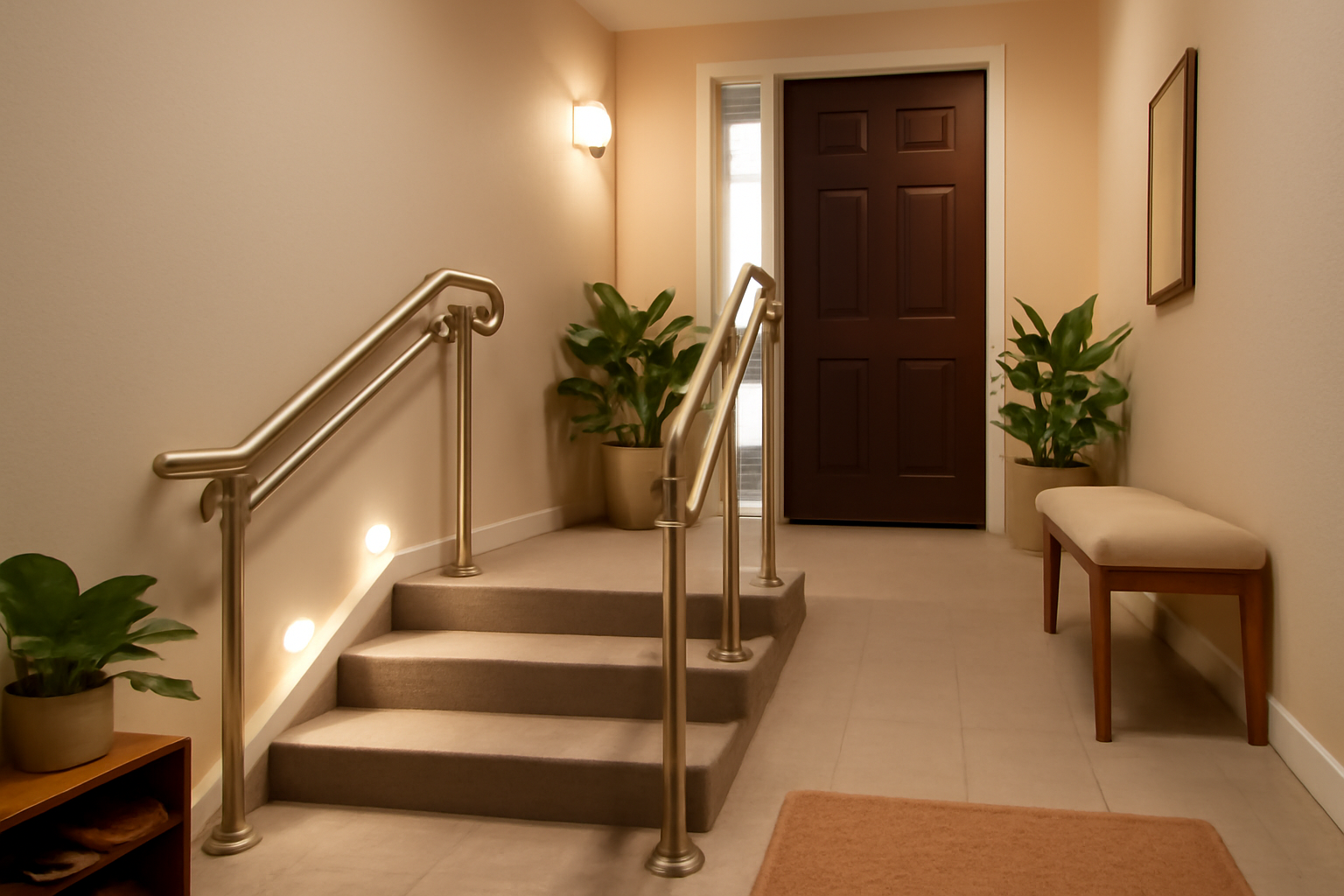 découvrez comment optimiser l'entrée et l'escalier de votre domicile pour assurer un accès sécurisé et favoriser le maintien à domicile des personnes âgées ou à mobilité réduite. conseils pratiques et solutions pour une maison plus sûre et accessible.